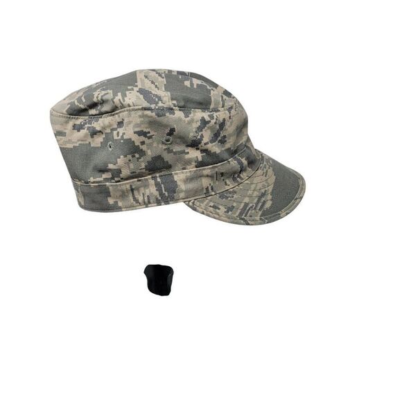 Unisex Air Force ABU Digital Camouflage Utility Cap Sz 7 1/8 Military Uniform - Picture 2 of 7